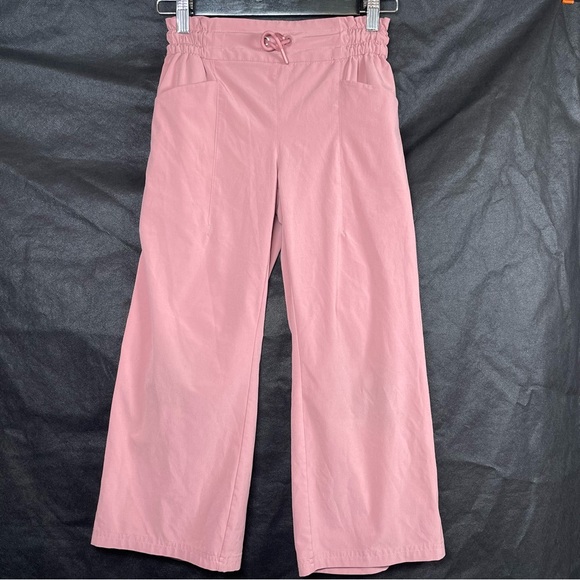 Athleta Other - Athleta Girl Mauve Pink Wide Leg Pants Size M 8-10